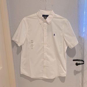 Men’s Large white Ralph Lauren shirt NWT